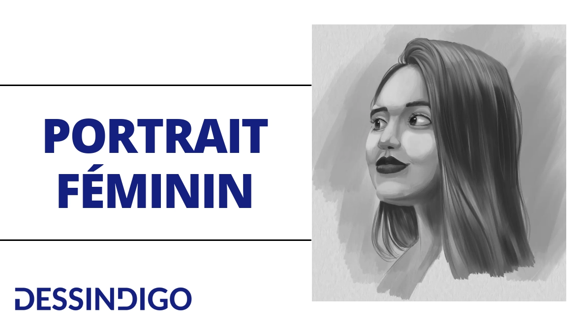 Dessiner un portrait de femme