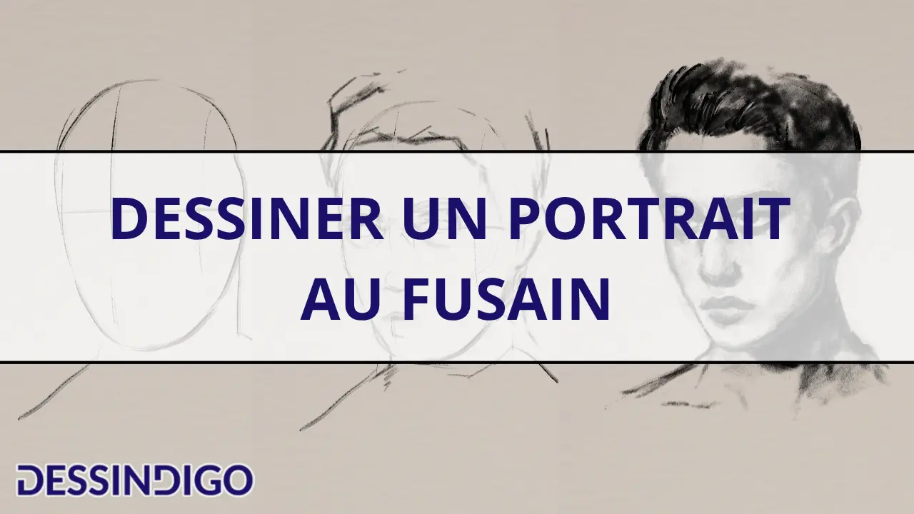 Dessiner un portrait au fusain
