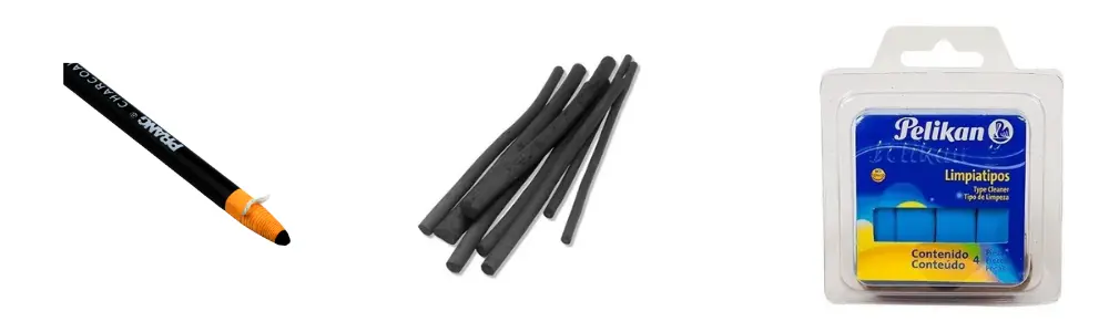 le matériel nécessaire pour dessiner un portrait au fusain