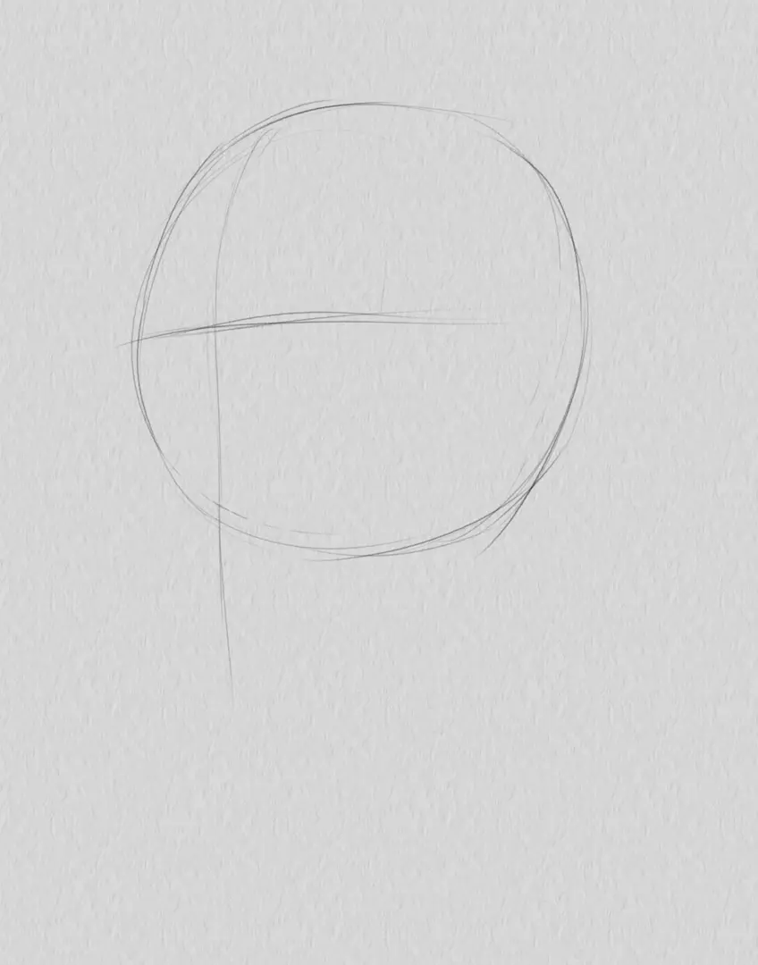 dessiner les bases du portrait d’un homme