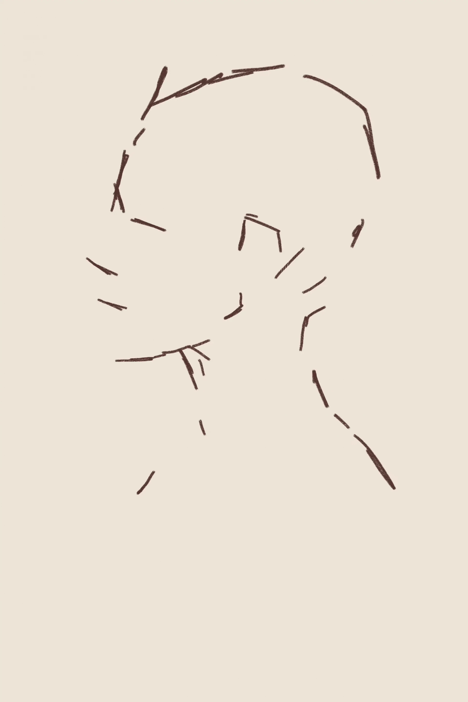 dessiner la base d’un portrait de profil