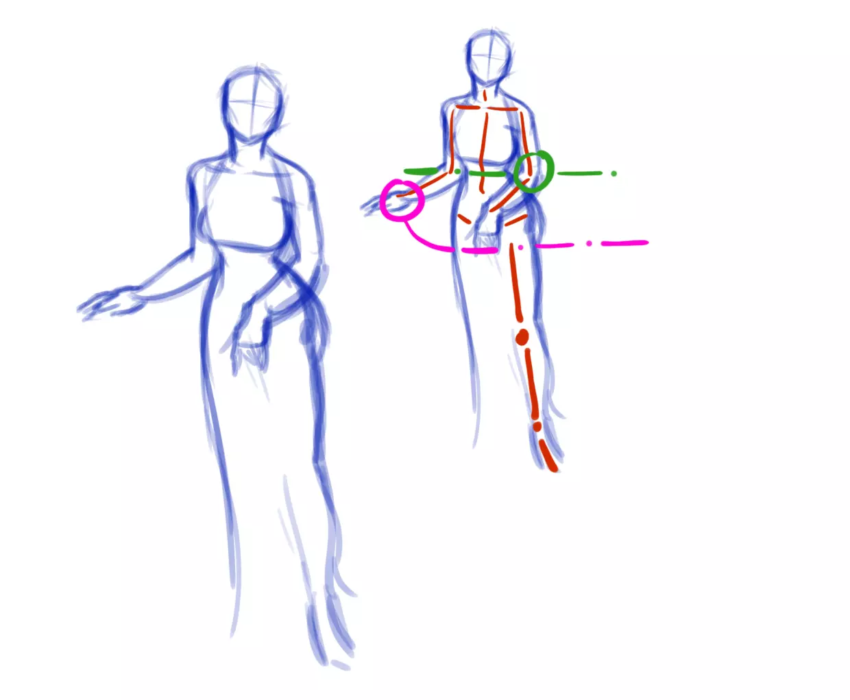 dessin de la base d’une princesse