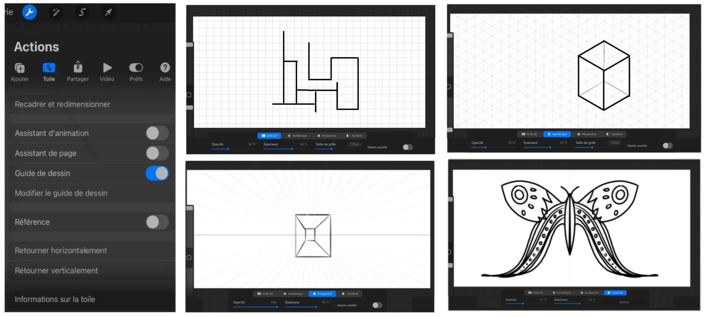le guide de dessin avec procreate