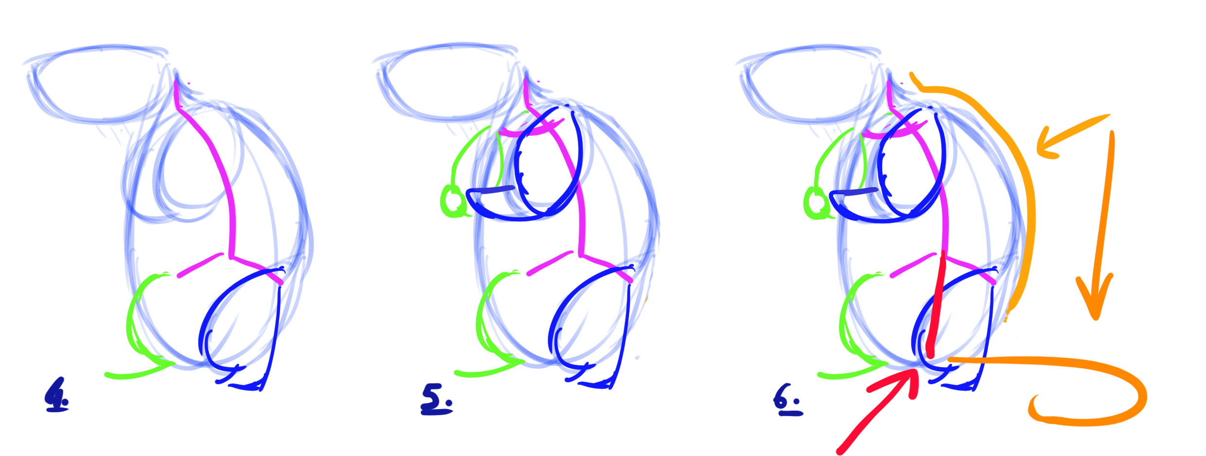 dessiner un rat étape 2