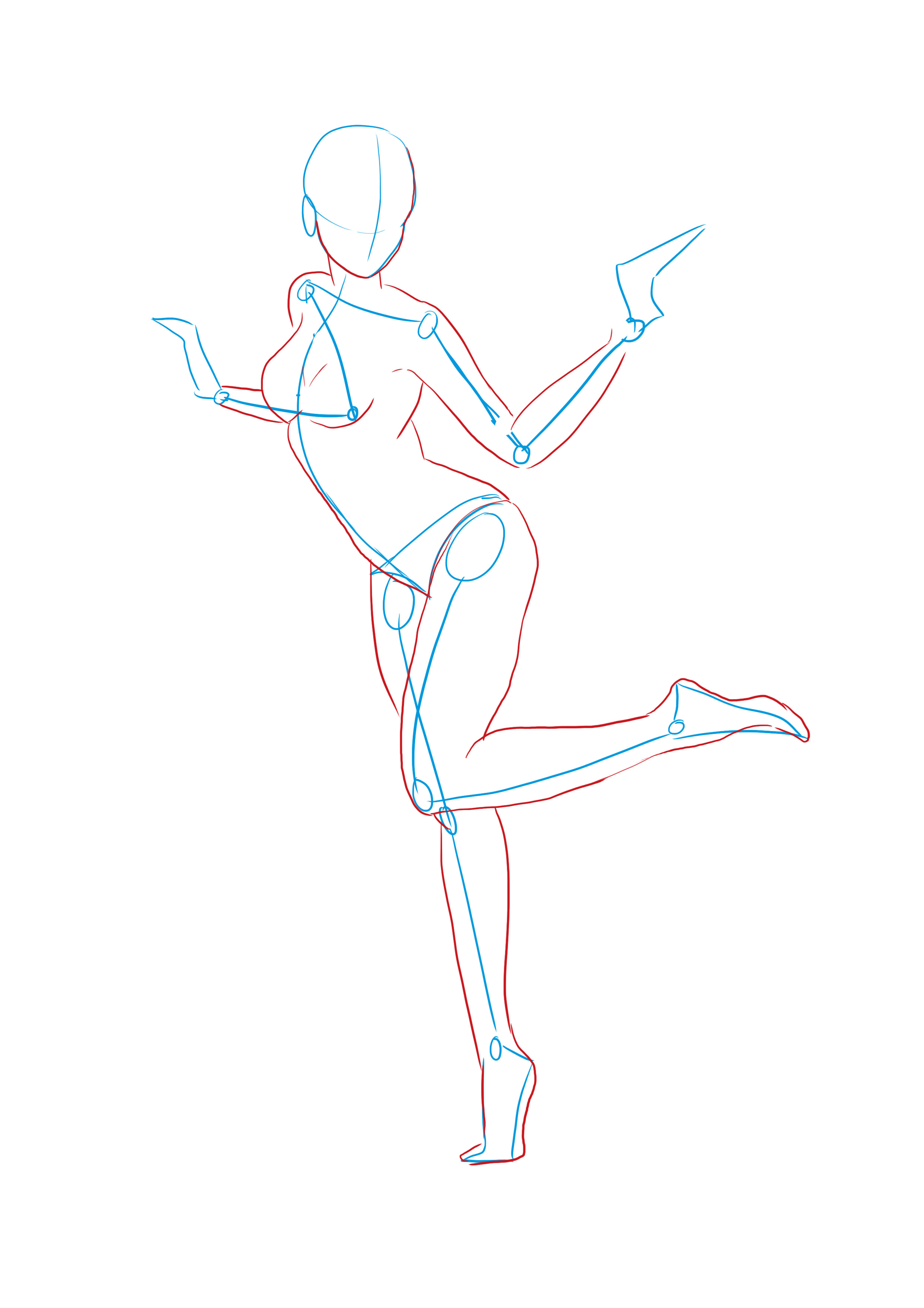 Dessiner le corps du robot humanoïde 1