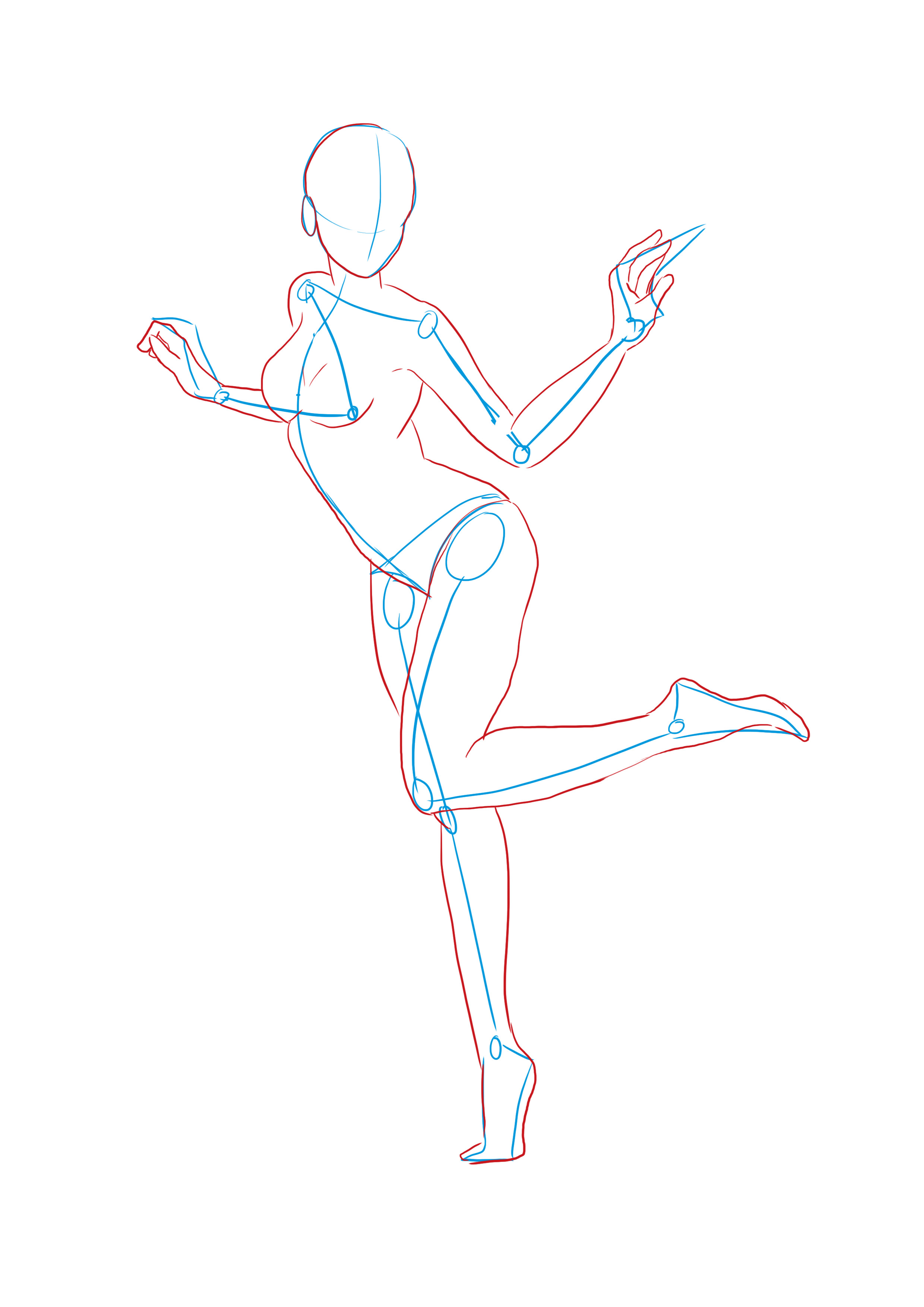 dessiner le corps du robot humanoïde 2