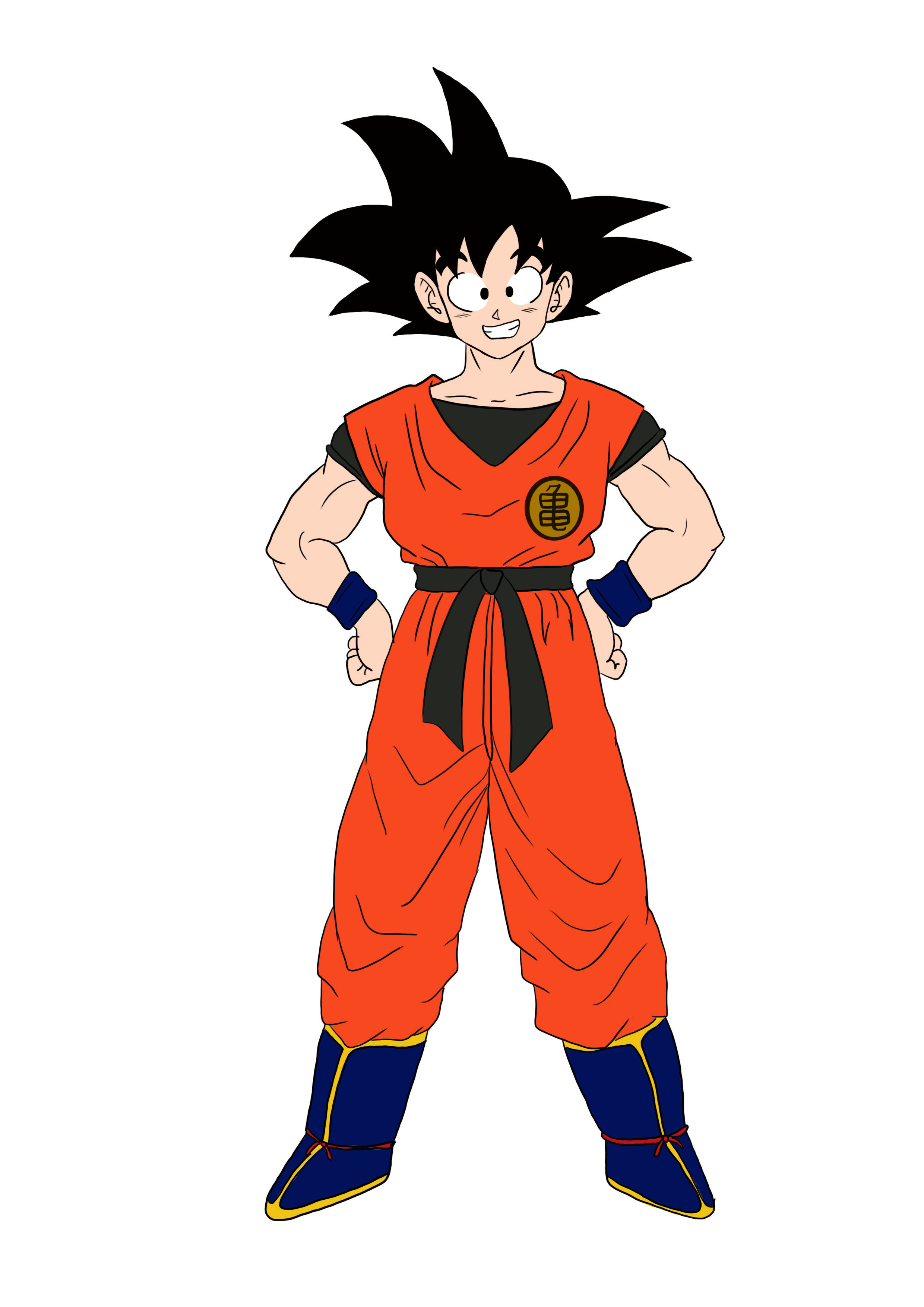 Cómo dibujar a Goku