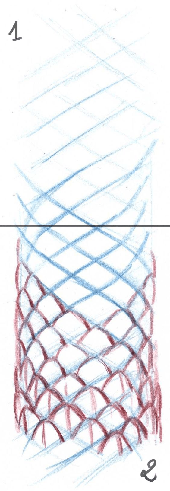 Comment dessiner les écailles du serpent