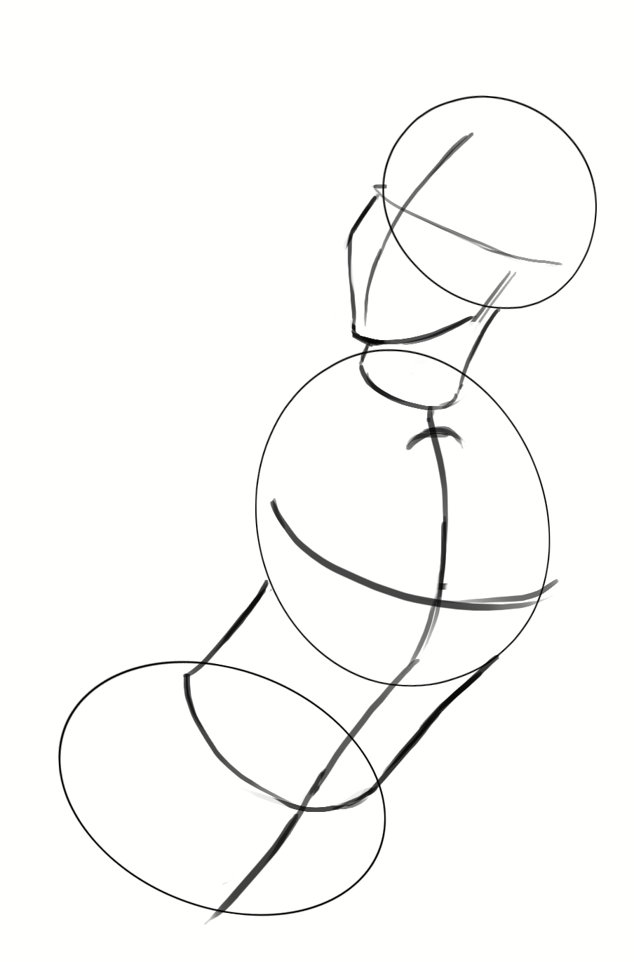 Dessiner le croquis du corps de la sirène 4