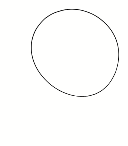 Dessiner le croquis de la tête de la sirène