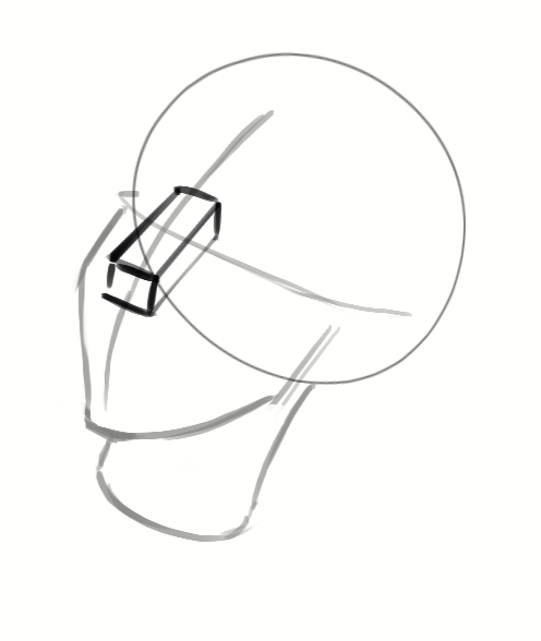 Dessiner le nez de la sirène