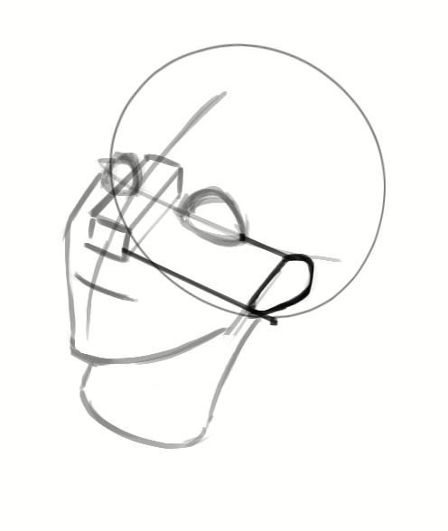 Dessiner les oreilles de la sirène