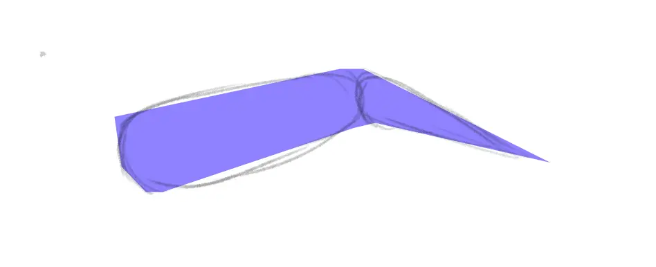 dessiner le contour d’un sourcil 