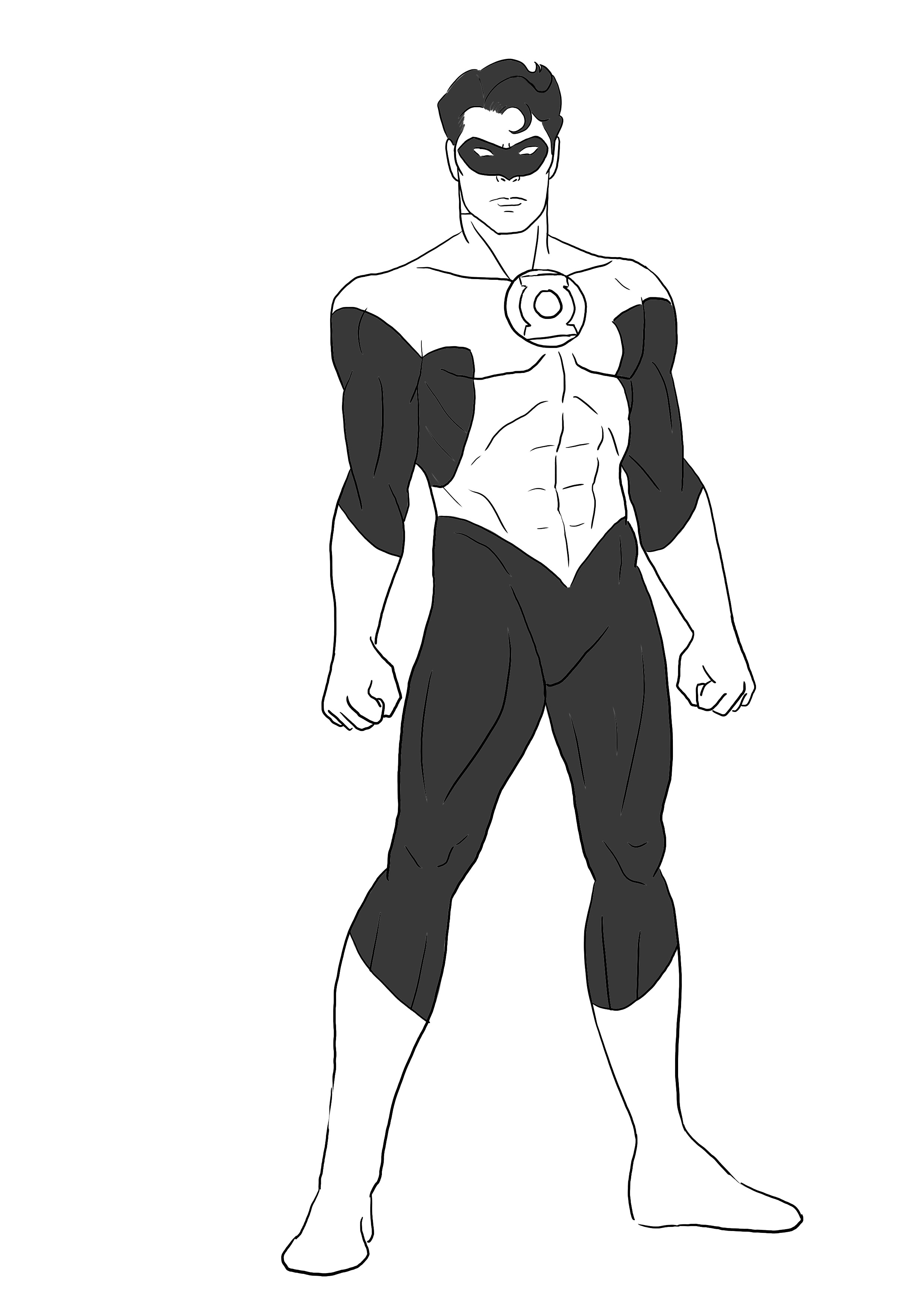 dessiner green lantern