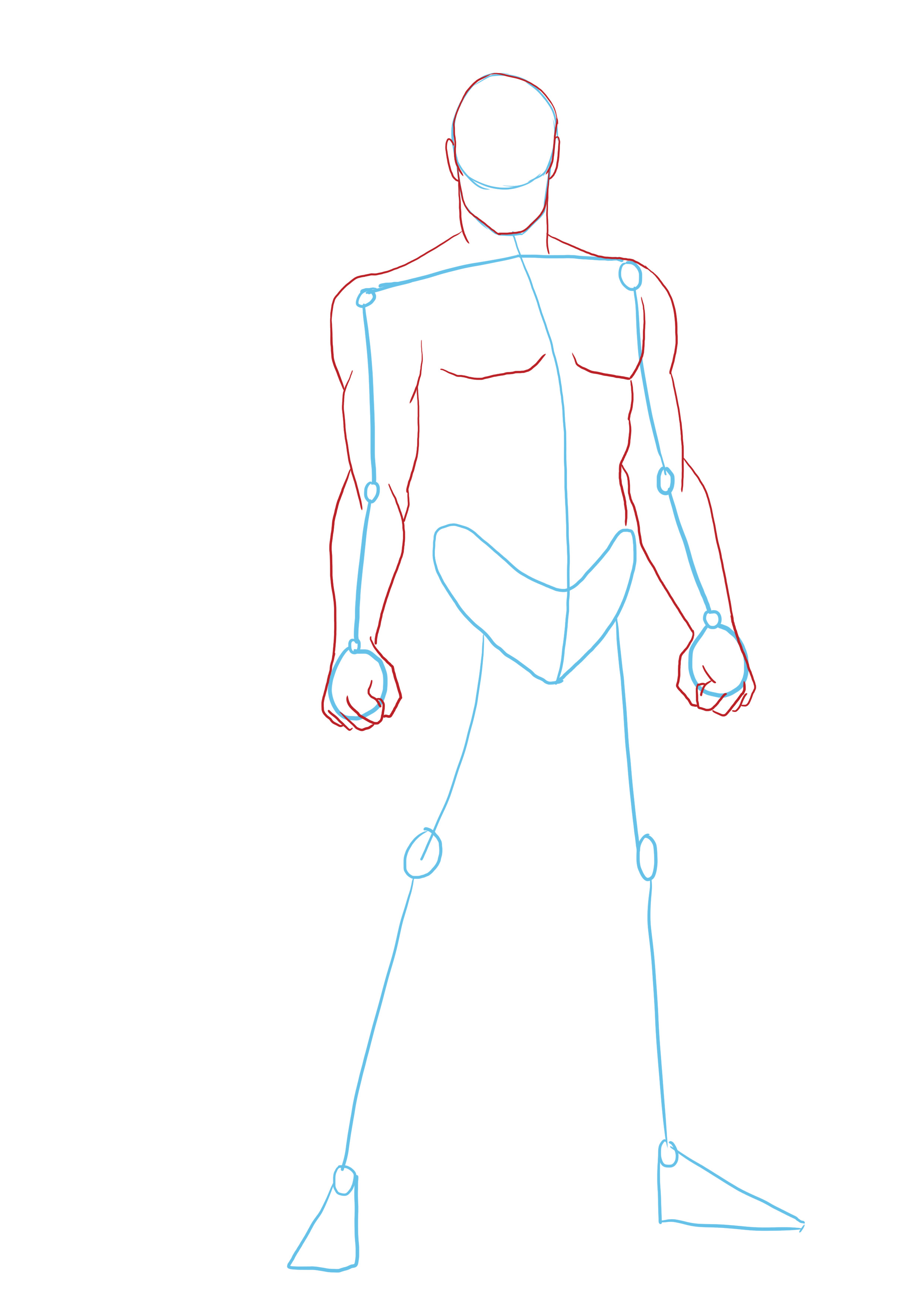 dessiner les mains d'un super héros