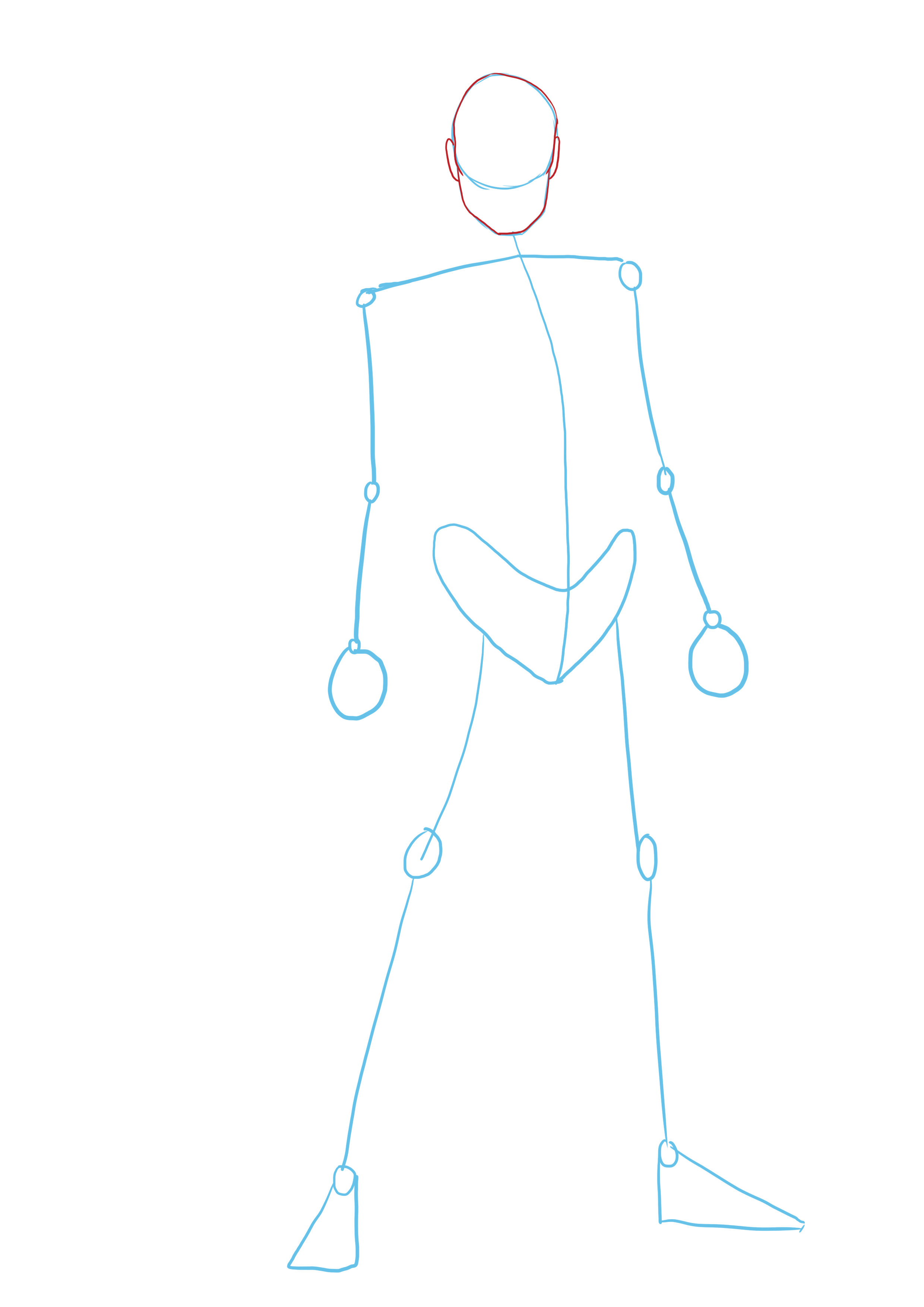 dessiner la tête d'un super héros