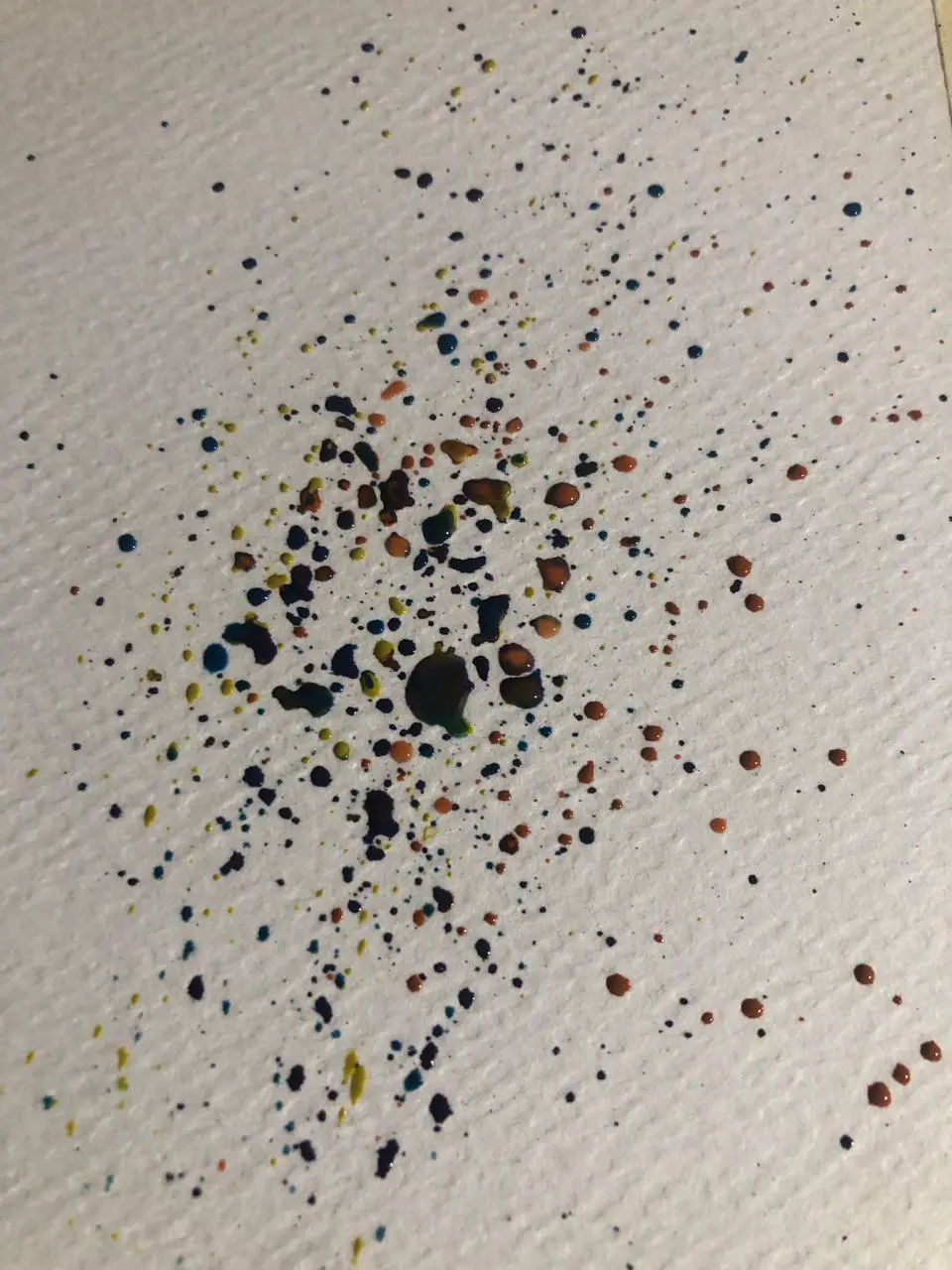 projeter de la peinture à l’aquarelle