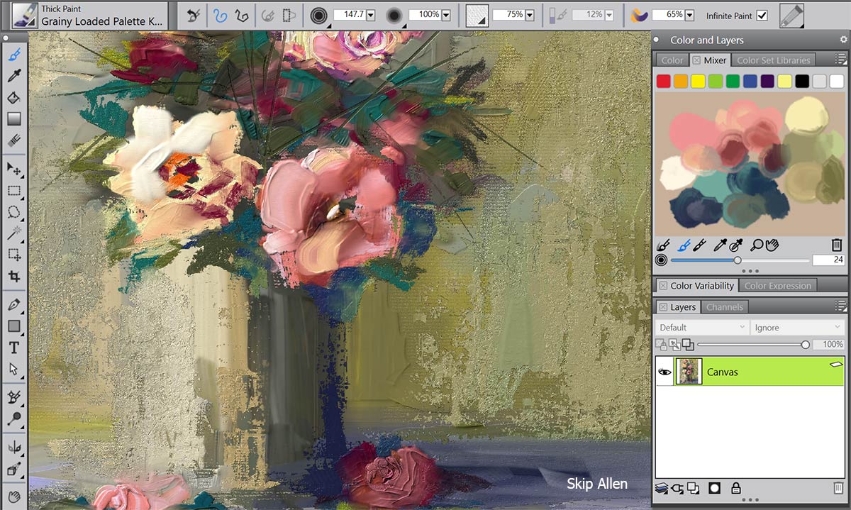 logiciel de dessin Corel Painter