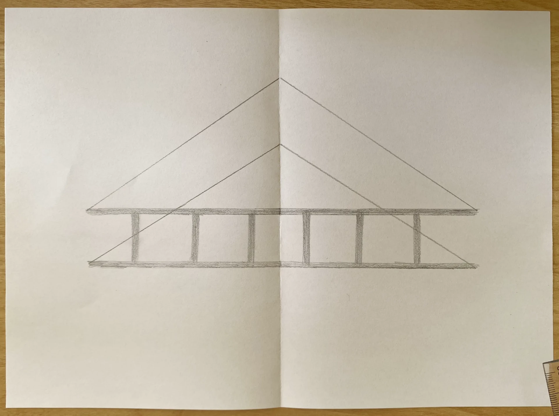 Zeichne die Form einer Täuschungsleiter