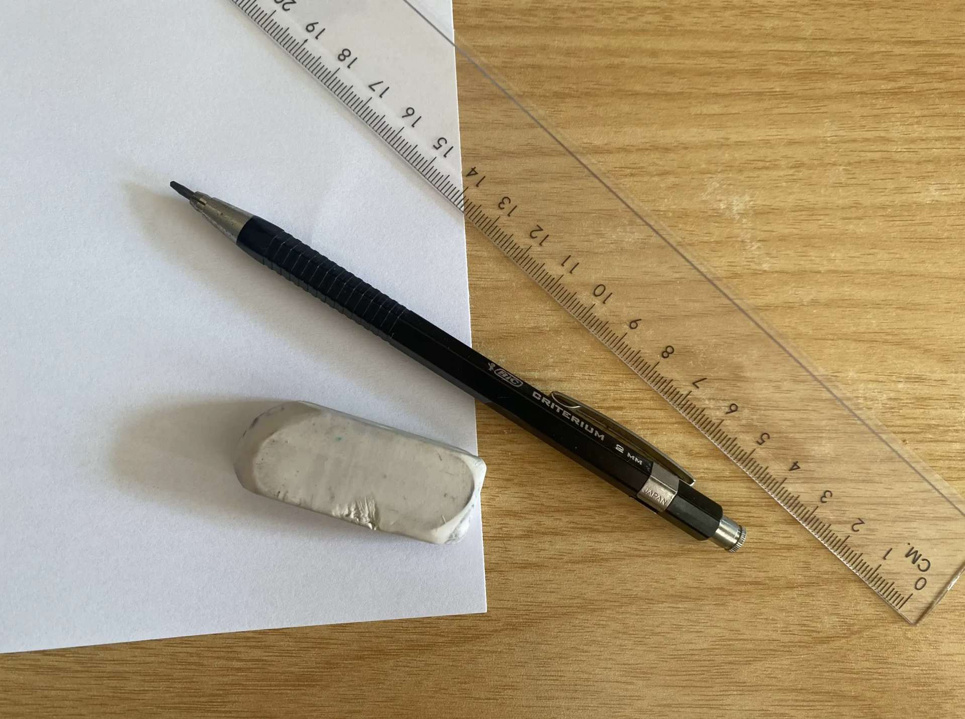 Material zum Zeichnen einer Täuschungstreppe