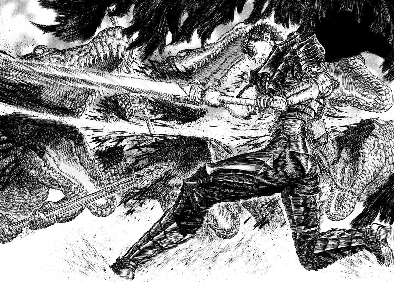 dessin de Berserk qui est un manga Seinen
