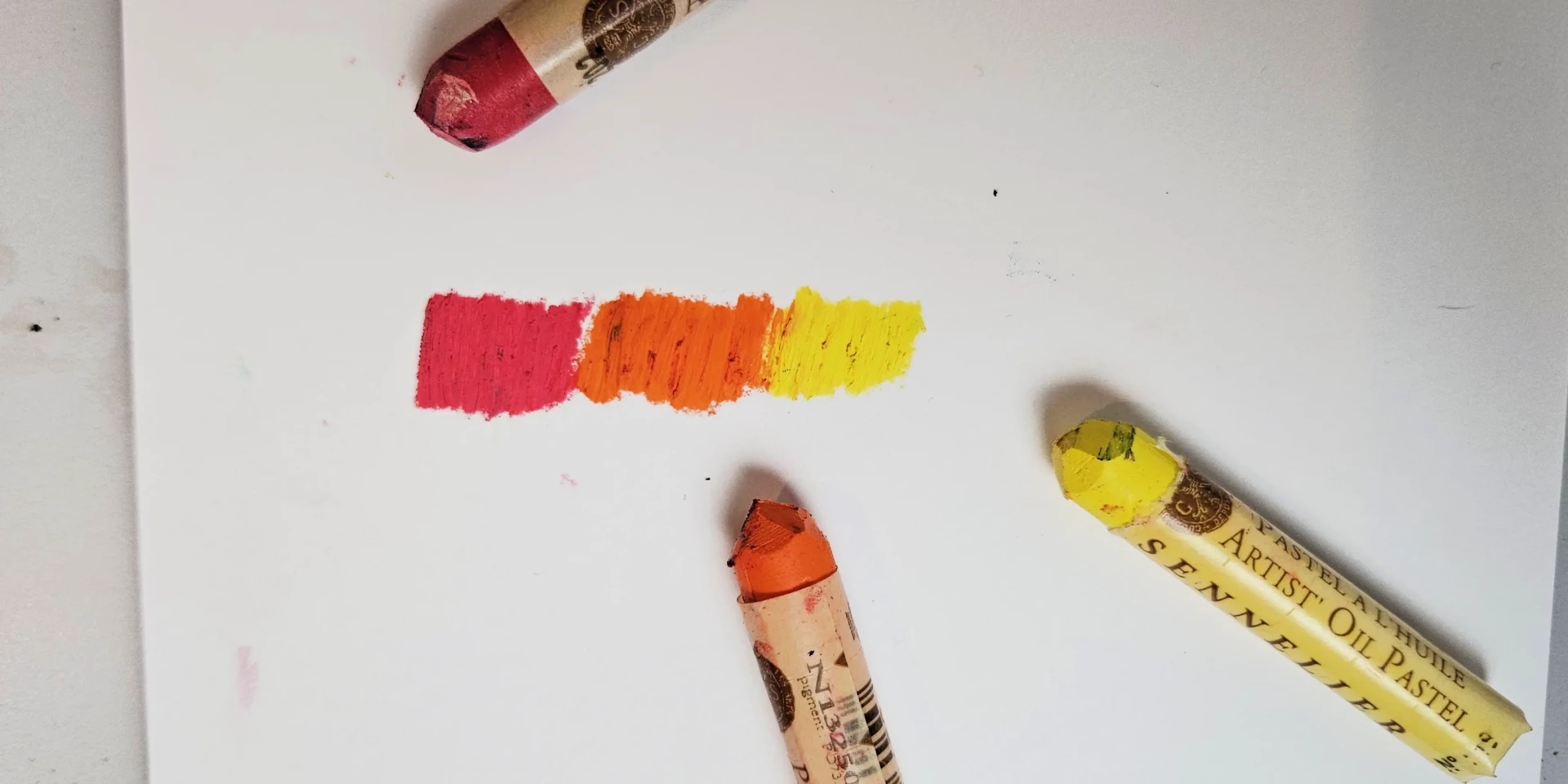 réaliser un mélange indirect avec des pastels à l’huile