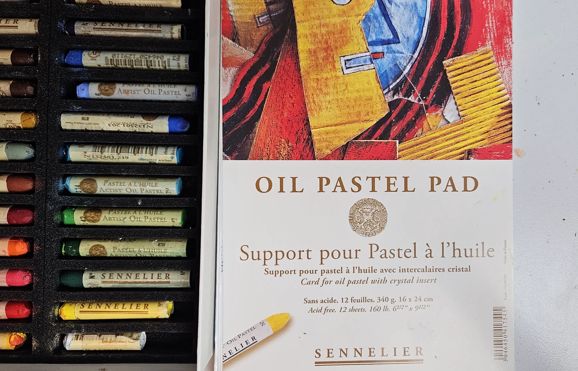 le papier pour dessiner avec des pastels à l’huile