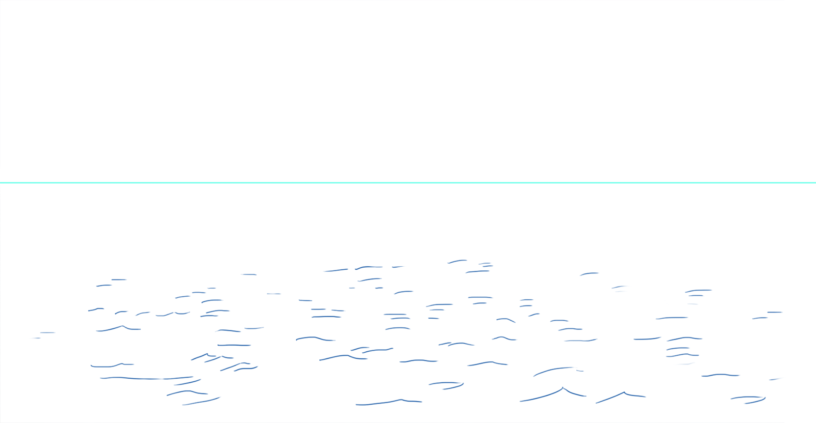 dessin des vaguelettes en premier plan