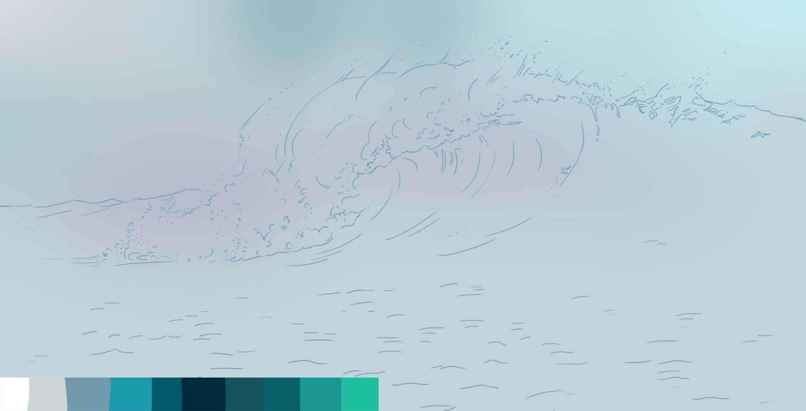 palette de couleur pour le fonds