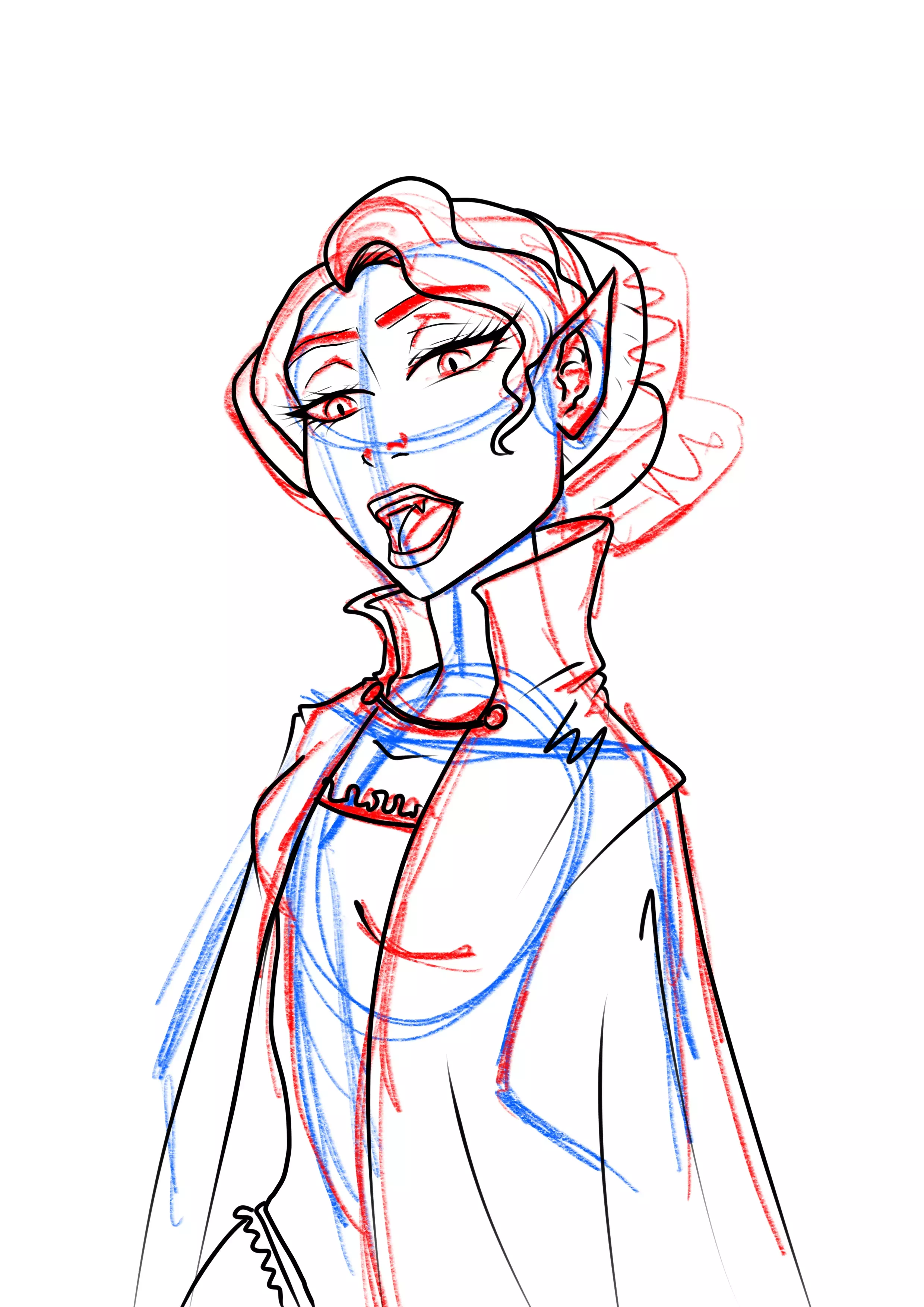 mettre le dessin de vampire au propre