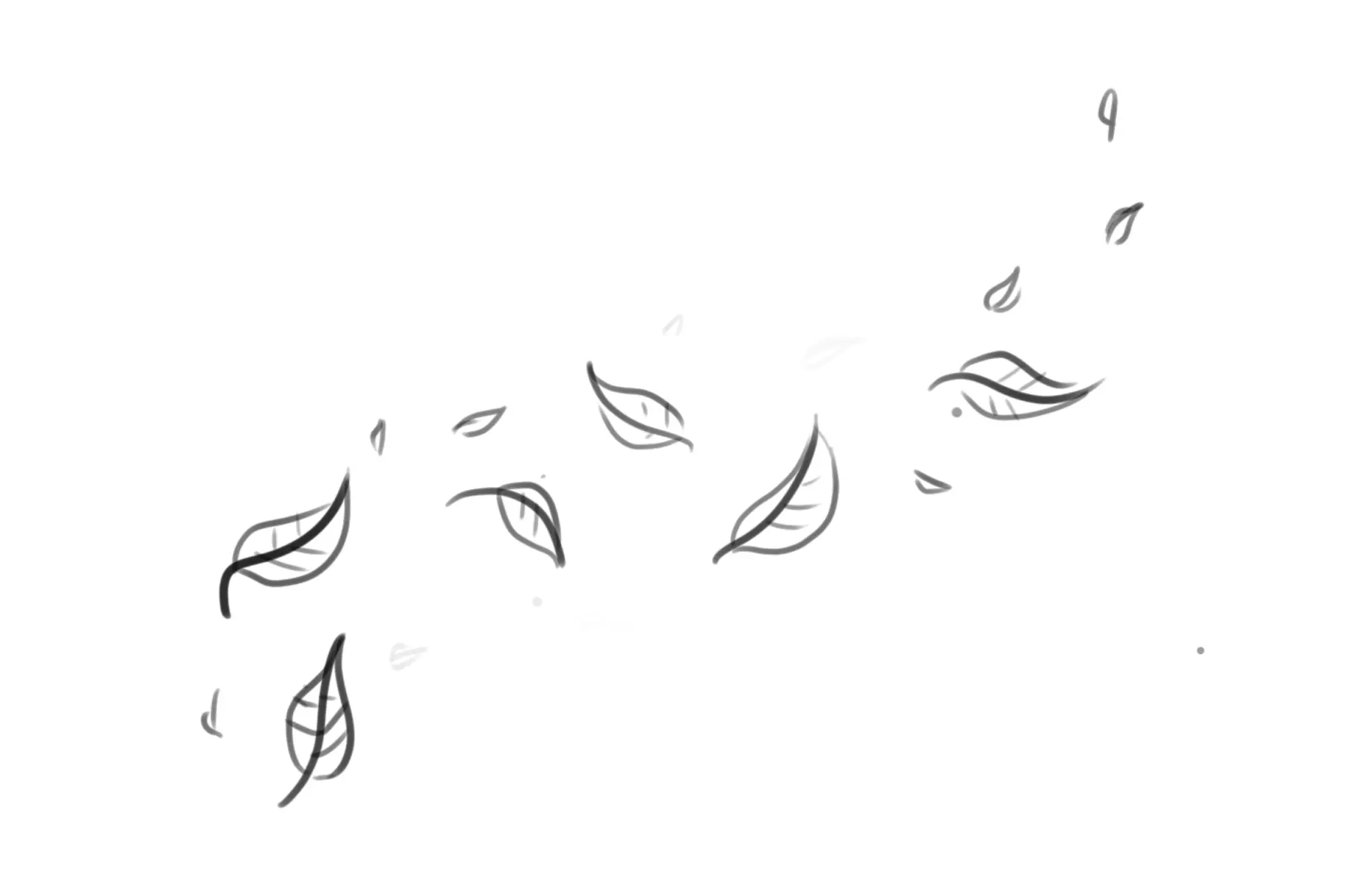 den Wind auf leichten Objekten zeichnen