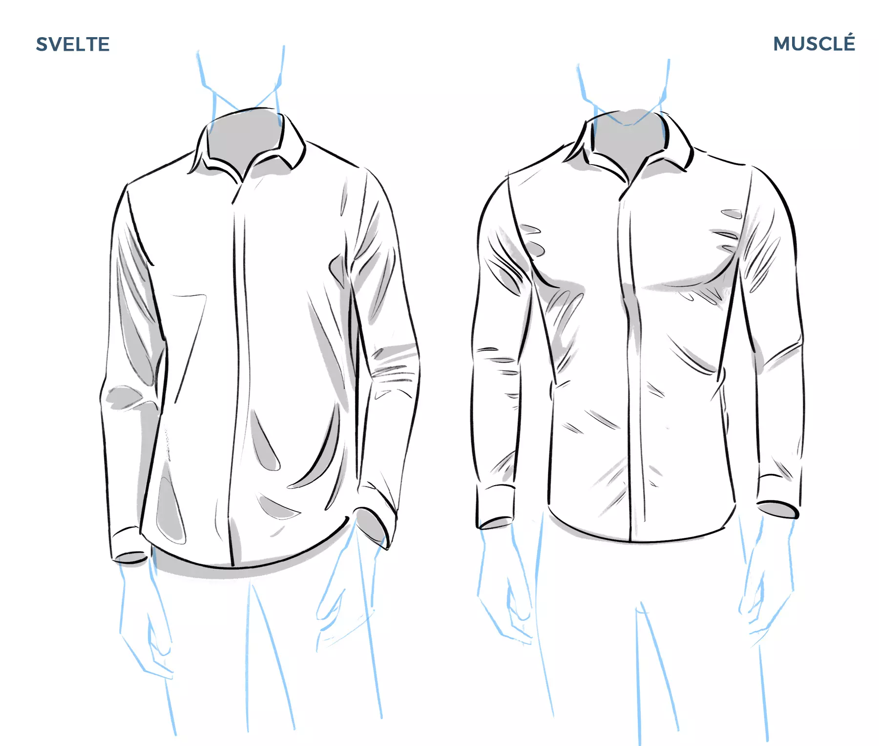 dessin d’une chemise