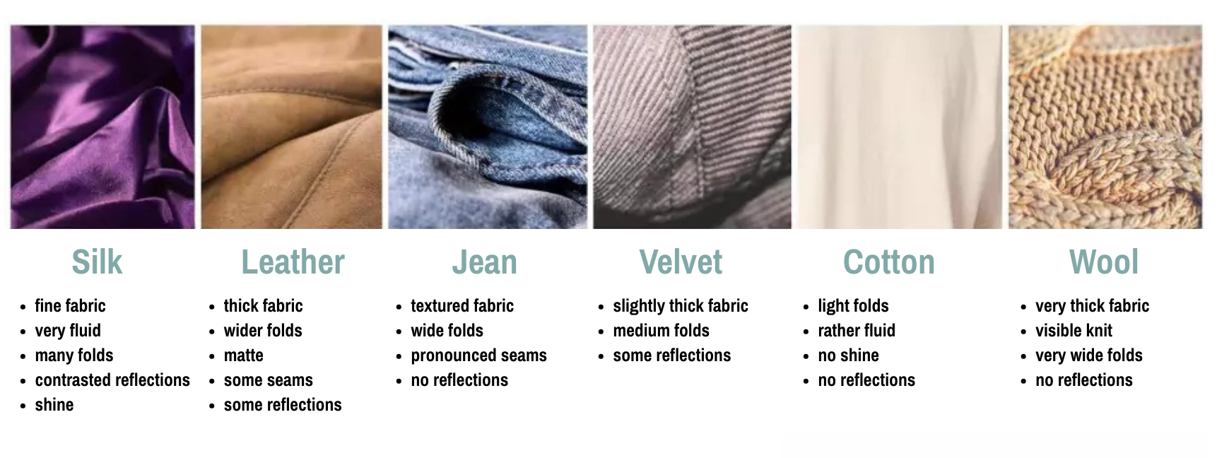 image of different fabrics for making clothes