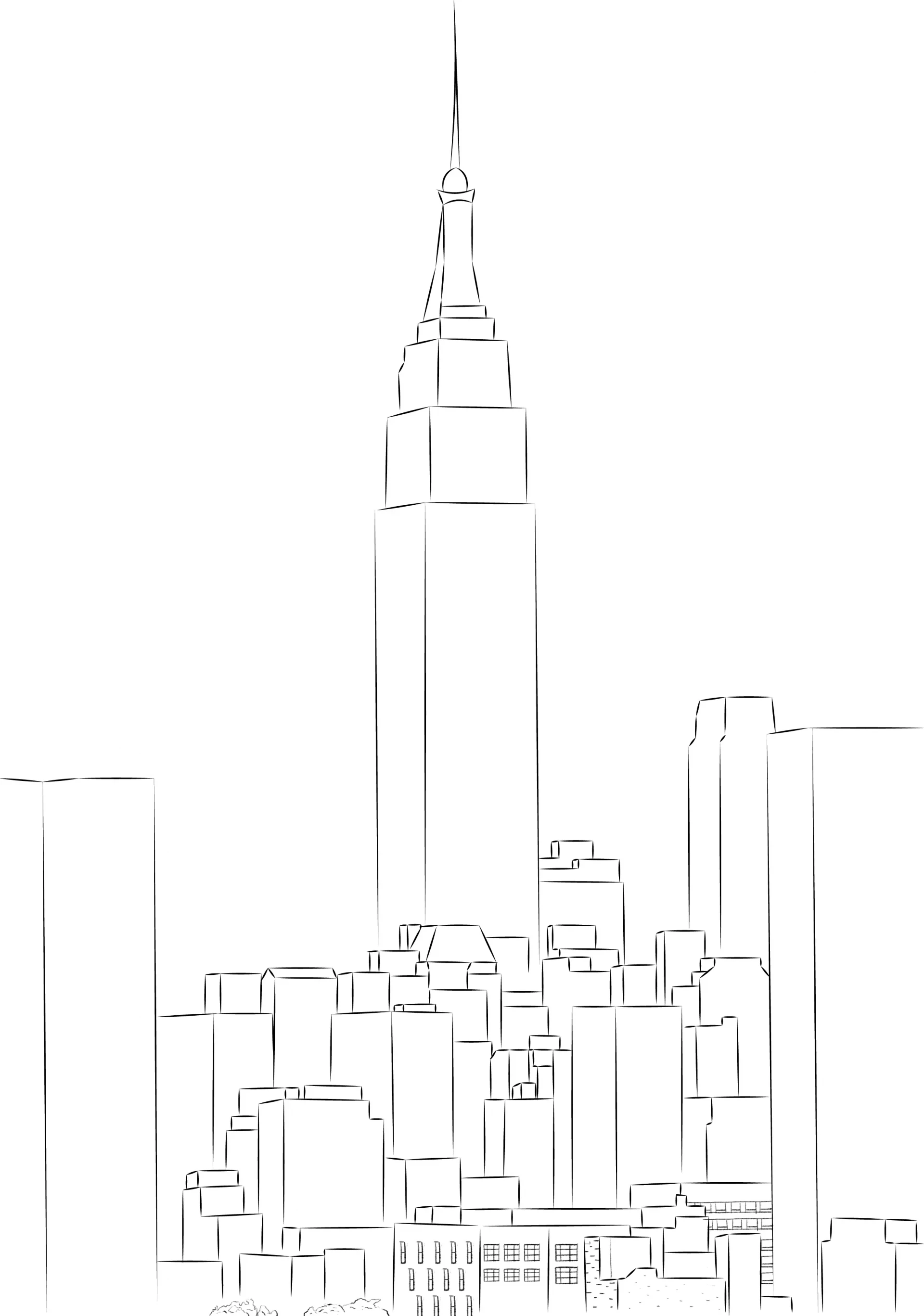 dessiner les détails d’une ville