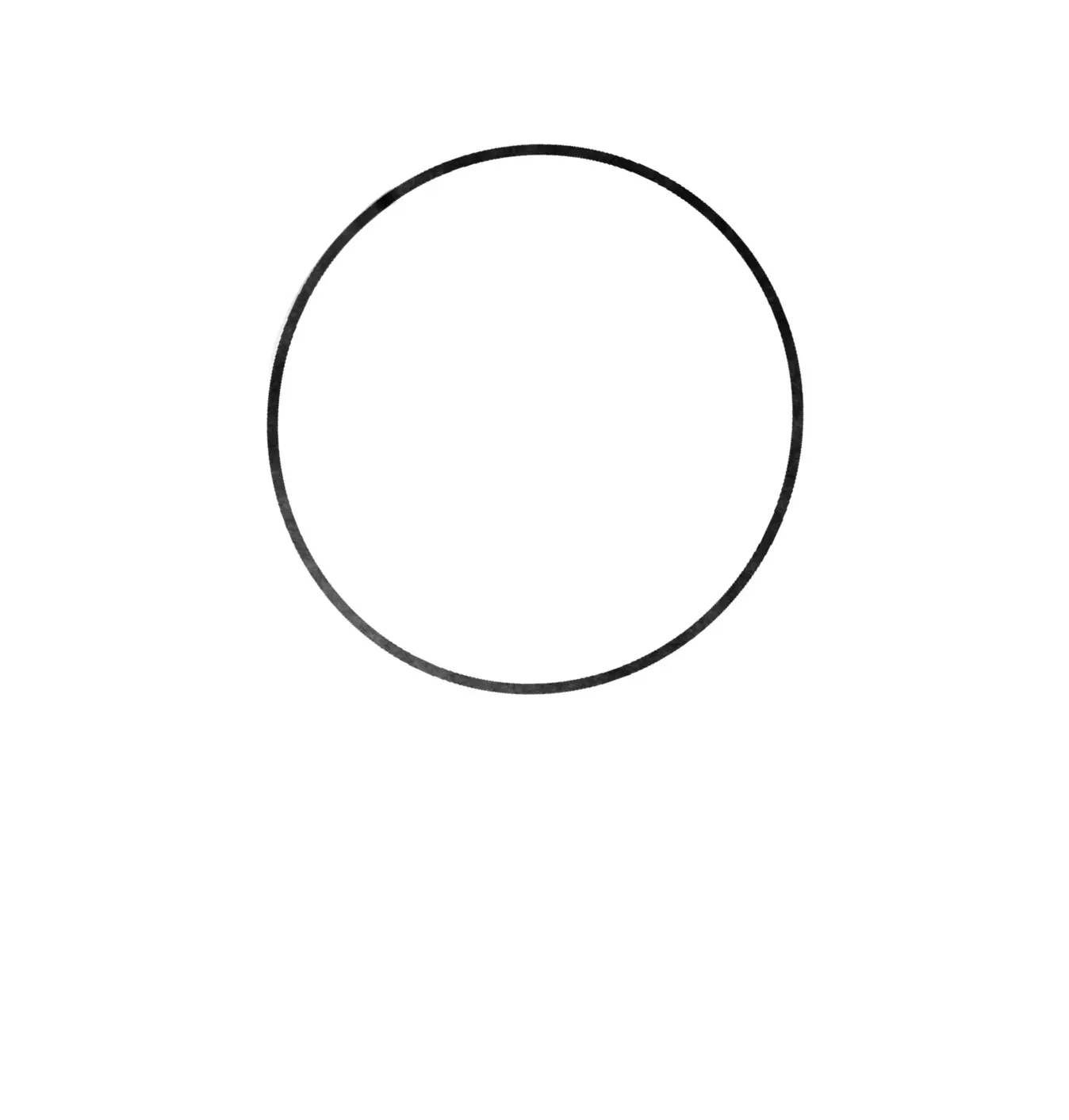 dessin de la structure d’un visage de profil