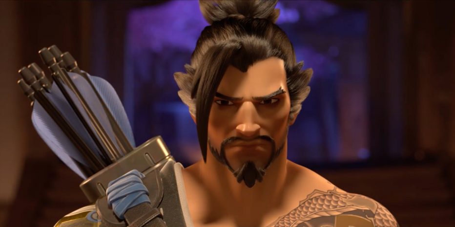 exemple du visage d’hanzo
