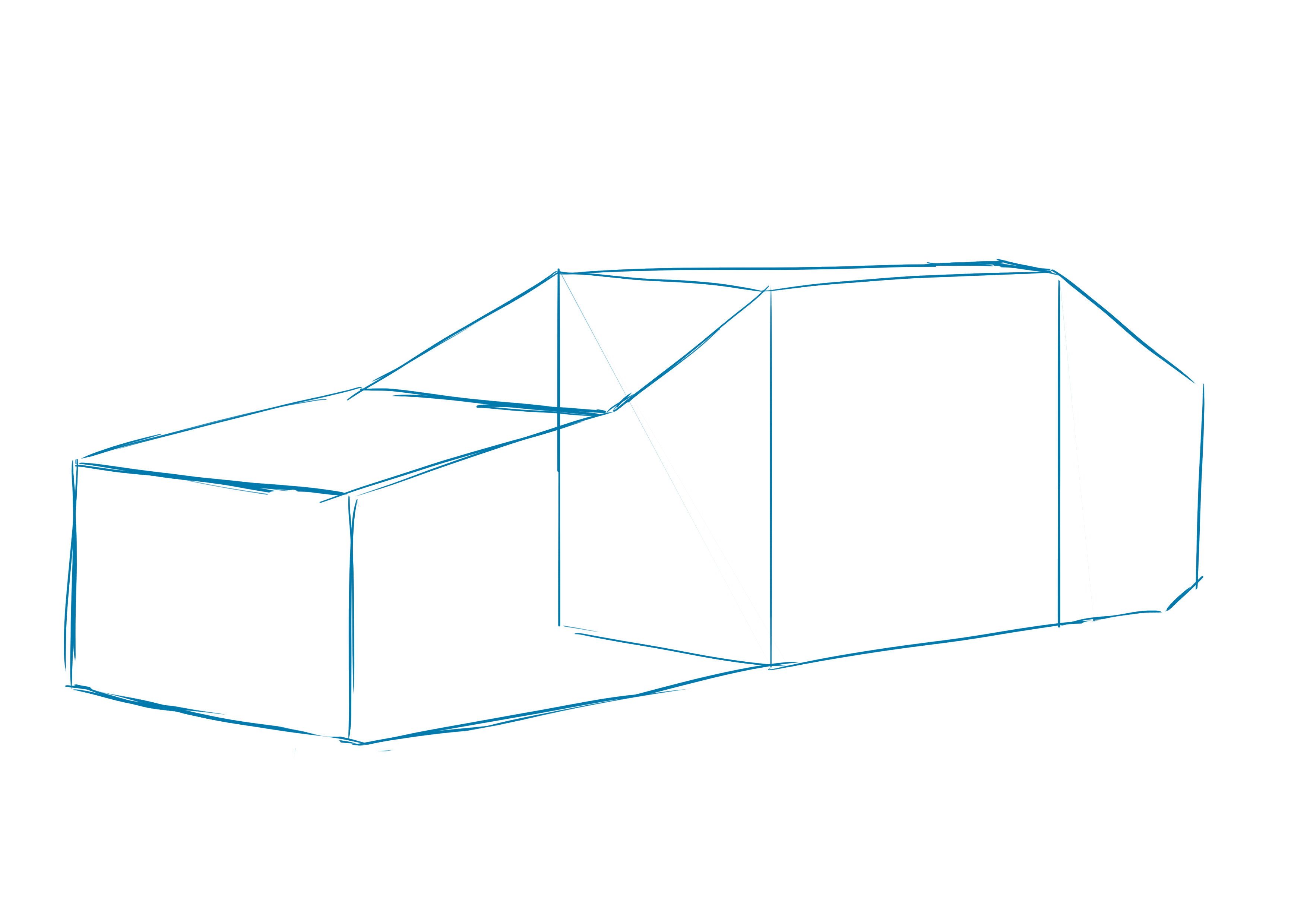dessiner la base de la partie arrière de la voiture