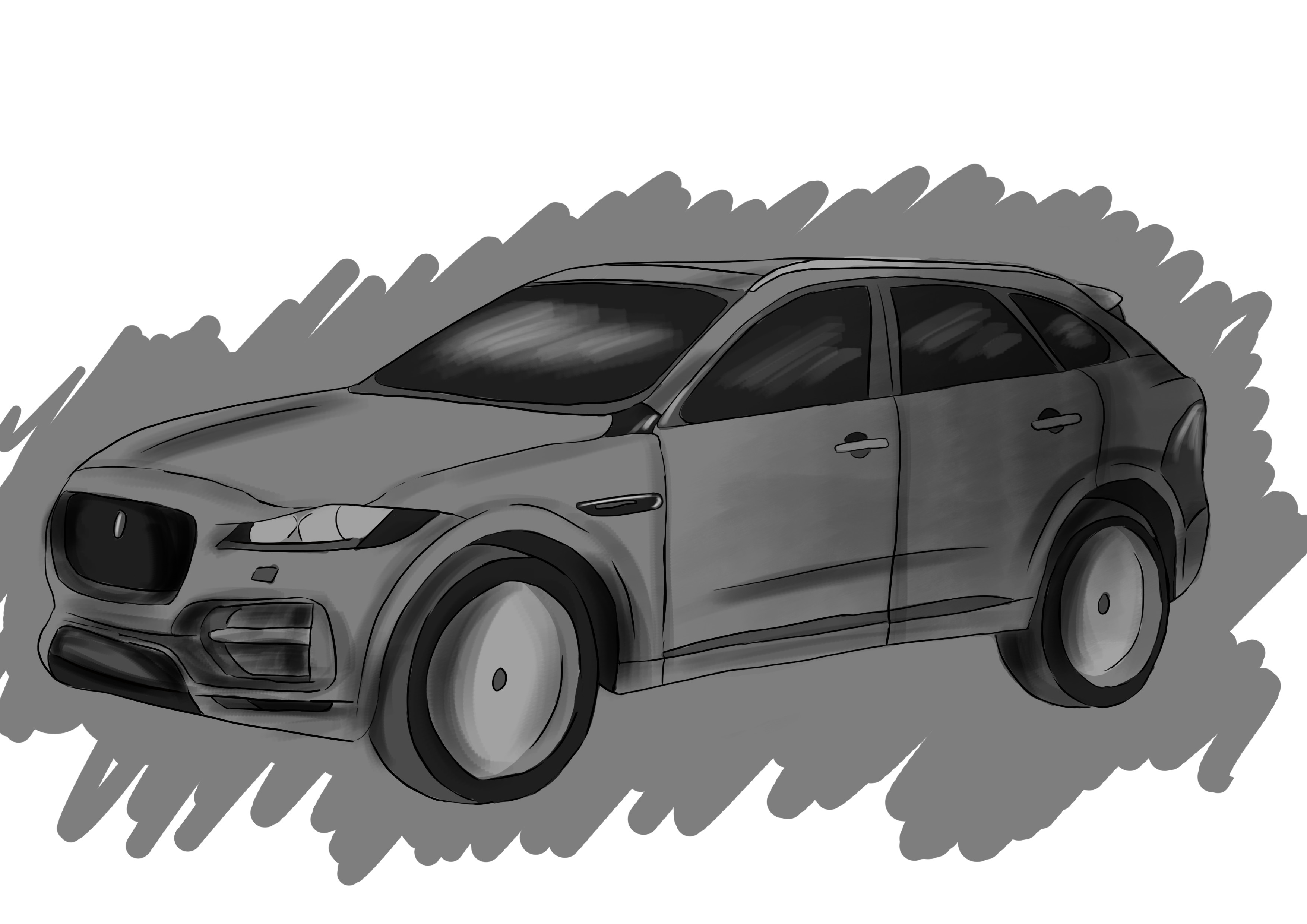 appliquer les ombres et les lumières sur le dessin de voiture