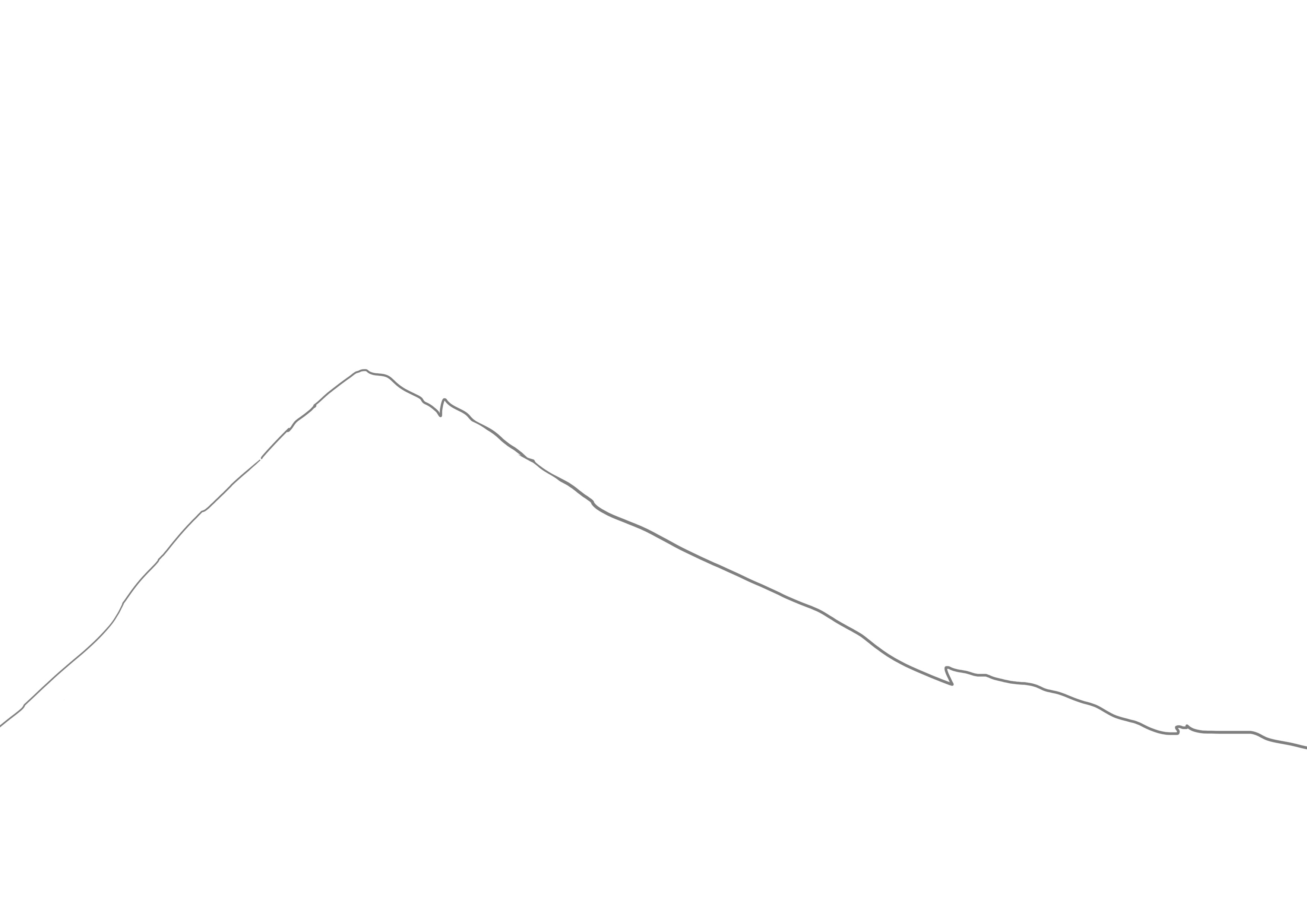 dessiner la montagne du volcan