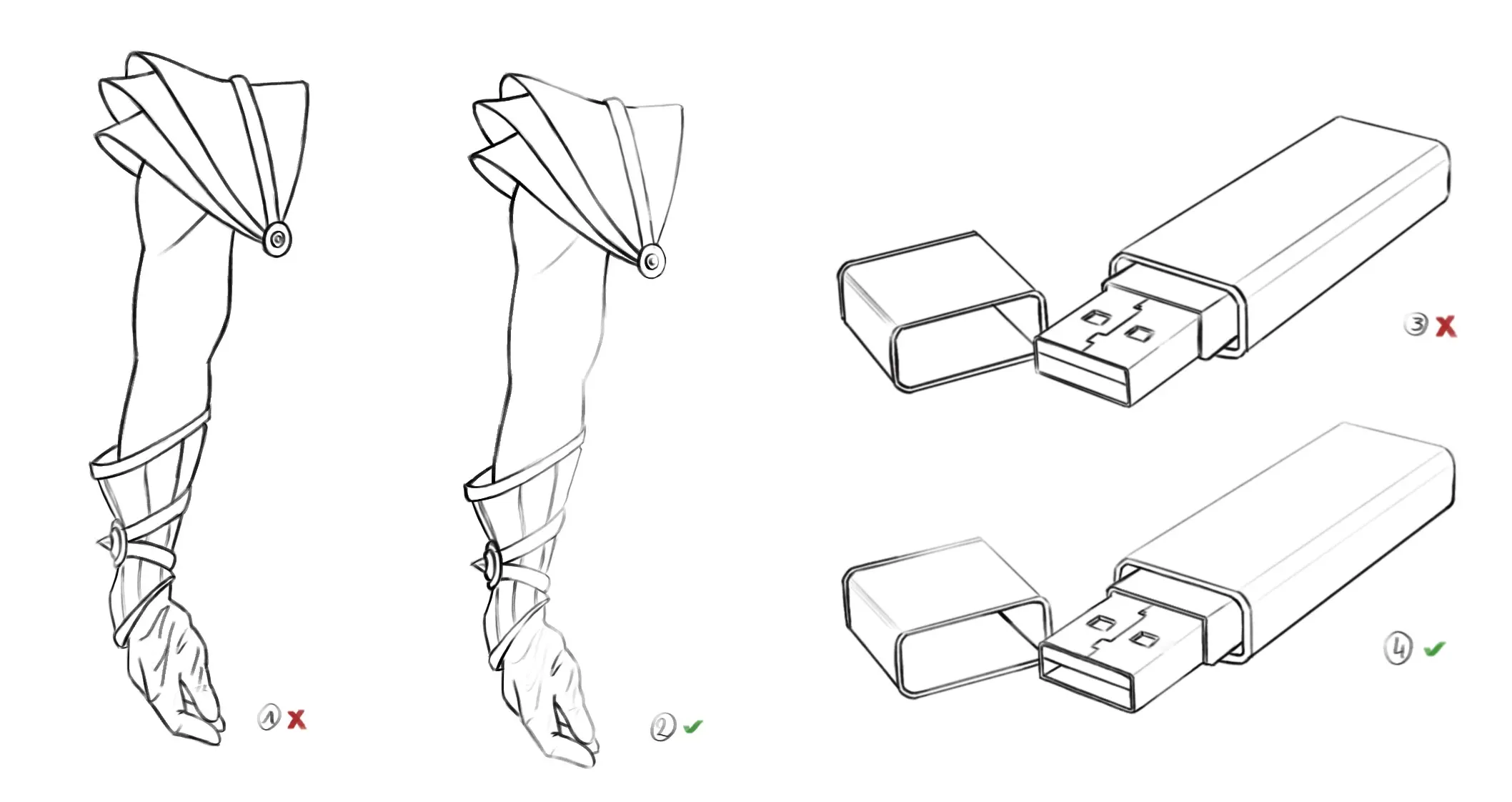 les pleins et les délies pour davantage de volume à son dessin