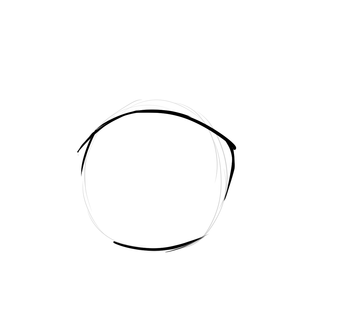 dessin du détail des cils des yeux manga