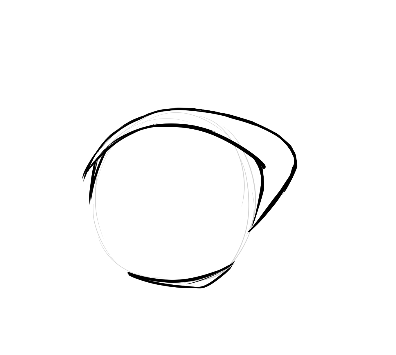 dessiner l’épaisseur des cils